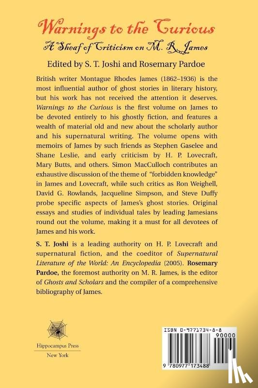  - Warnings to the Curious