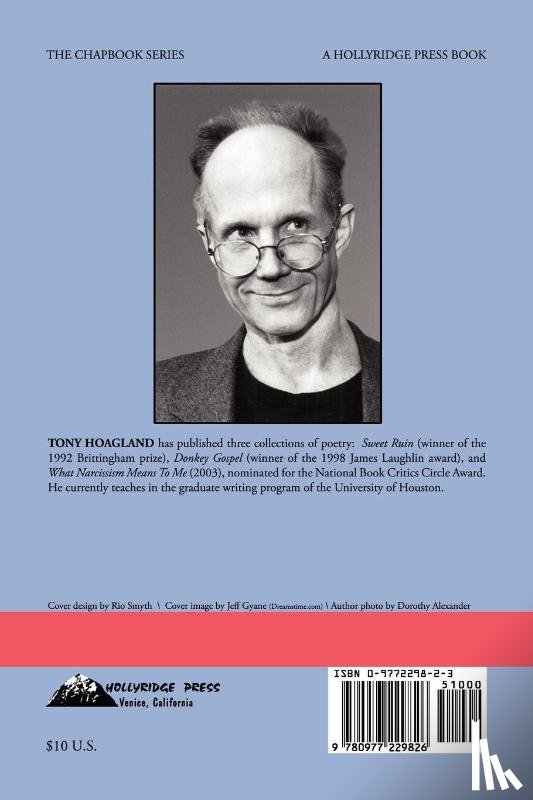 Hoagland, Tony - Hard Rain (the Hollyridge Press Chapbook Series)