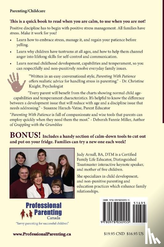 Arnall, Judy - Parenting with Patience