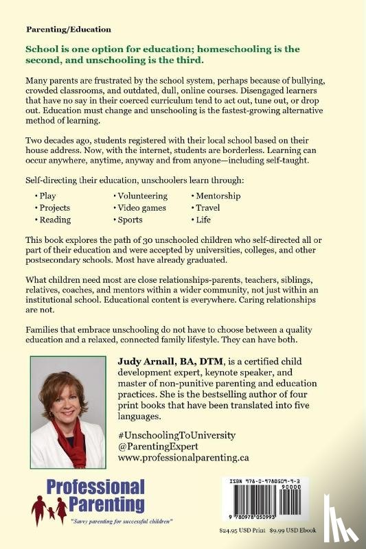 Judy, BA Arnall - Unschooling To University