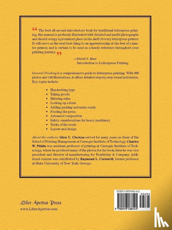 Cleeton, Glen, Pitkin, Charles - General Printing