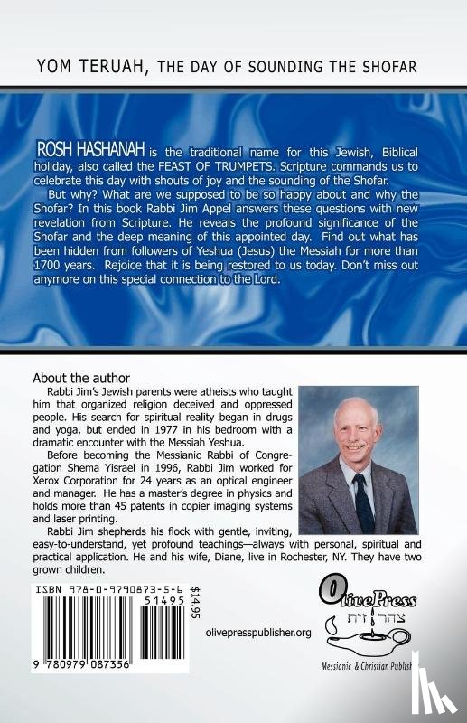 Appel, Rabbi Jim - Rosh Hashanah, Yom Teruah, The Day of Sounding the Shofar