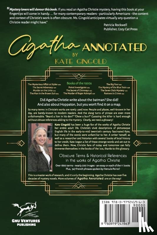 Gingold, Kate - Agatha Annotated