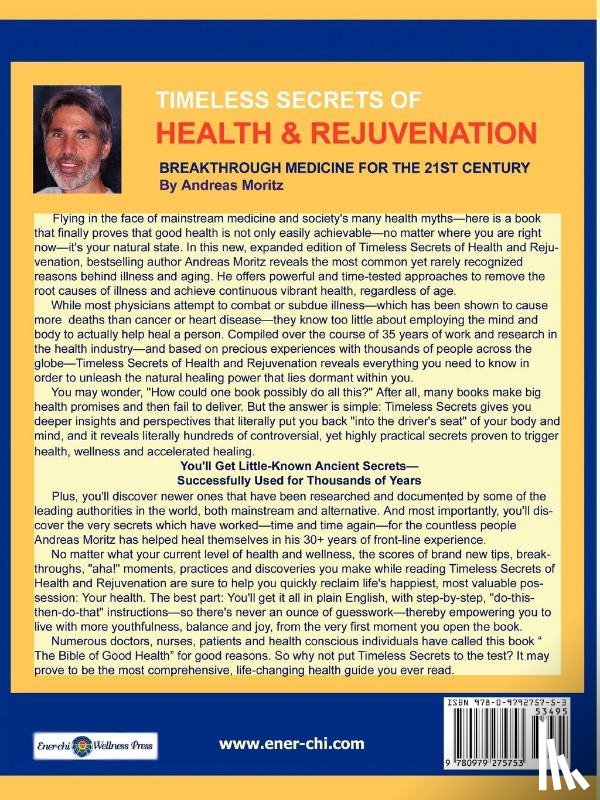Moritz, Andreas - Timeless Secrets of Health and Rejuvenation