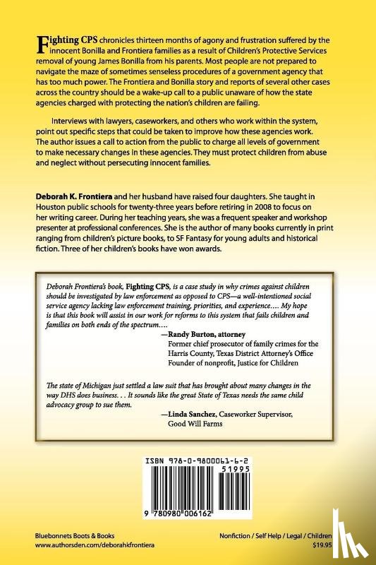 Frontiera, Deborah K - Fighting CPS