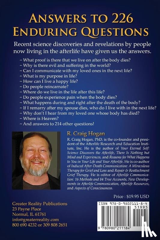 Hogan, R Craig - Answers to Life's Enduring Questions