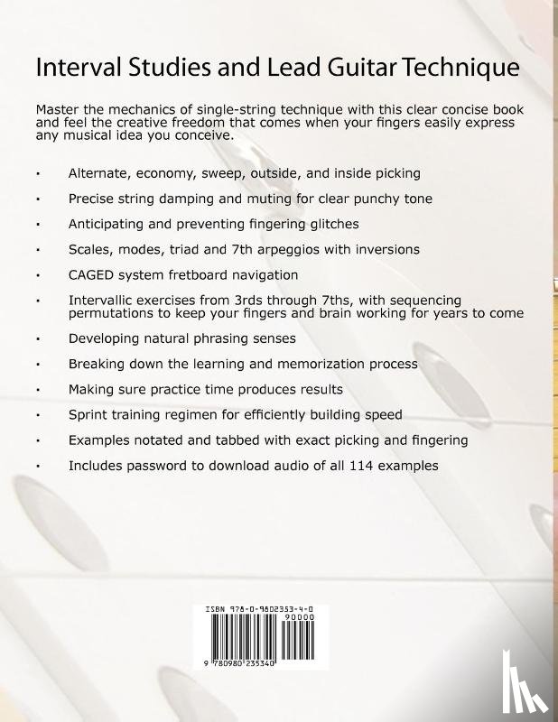 Tagliarino, Barrett - Interval Studies and Lead Guitar Technique