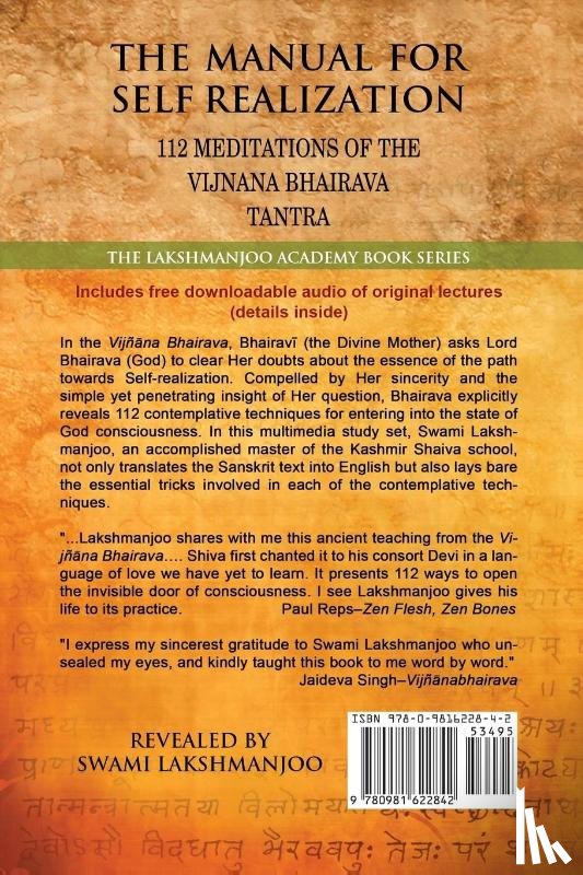 Lakshmanjoo, Swami - The Manual for Self Realization