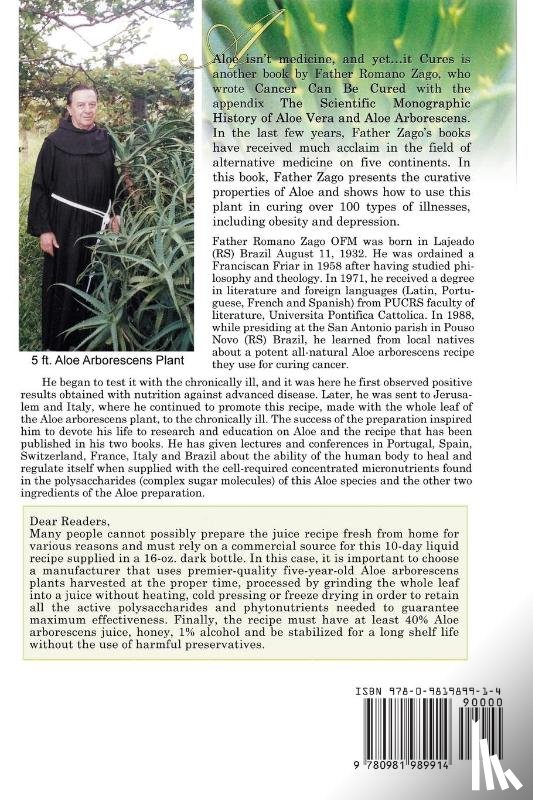 Zago, Ofm Father Romano - Aloe Isn't Medicine and Yet... It Cures!