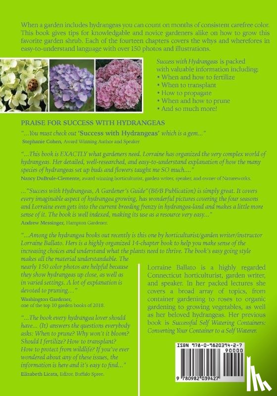 Ballato, Lorraine - Success With Hydrangeas