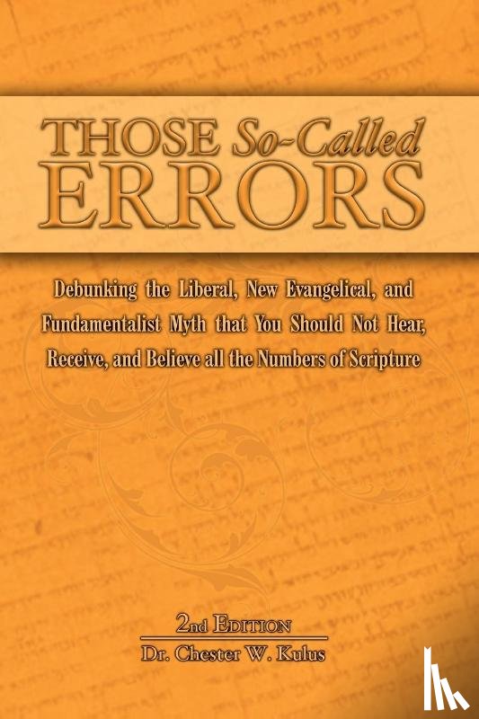 Kulus, Dr Chester W - Those So-Called Errors