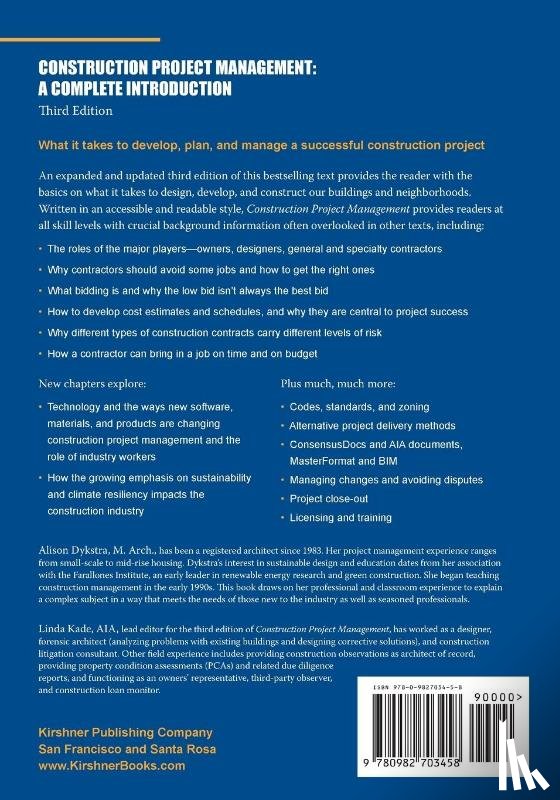 Dykstra, Alison - Construction Project Management