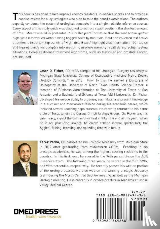 Fisher, Jason D, Pacha, Tarek - Urology In-Service and Board Review - The Essential and Concise Study Guide