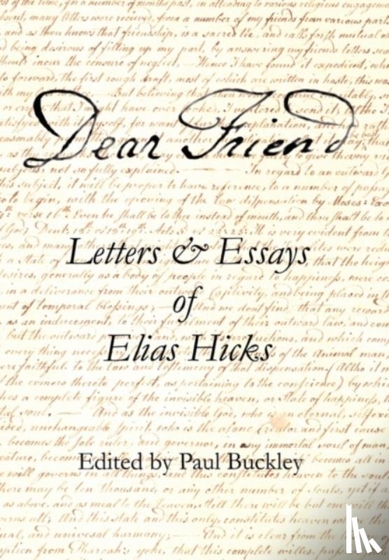 Hicks, Elias - Dear Friend