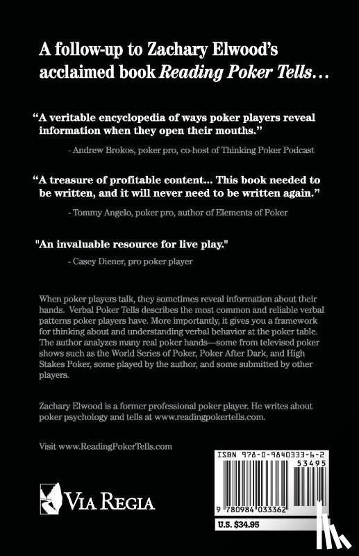 Elwood, Zachary - Verbal Poker Tells