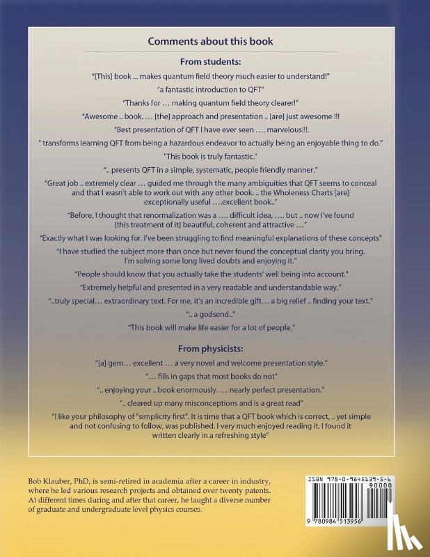 Klauber, Robert D. - Student Friendly Quantum Field Theory