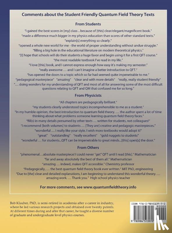 Klauber, Robert D - Student Friendly Quantum Field Theory Volume 2