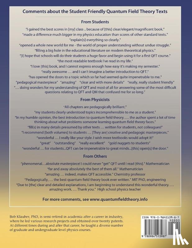 Klauber, Robert D - Student Friendly Quantum Field Theory Volume 2