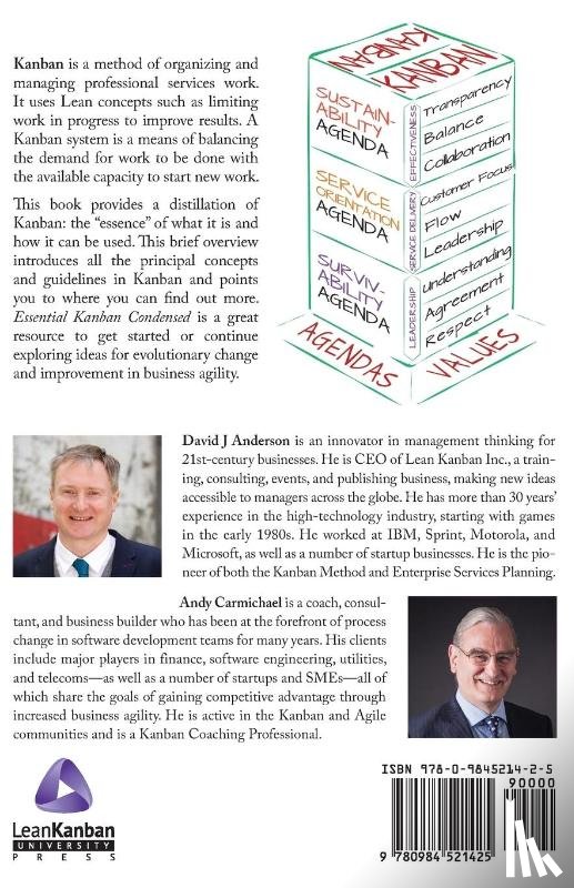 Anderson, David J, Carmichael, Andy (Object UK Ltd Southampton) - Essential Kanban Condensed
