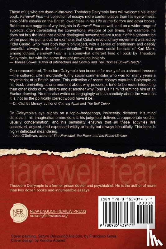 Dalrymple, Theodore - Farewell Fear