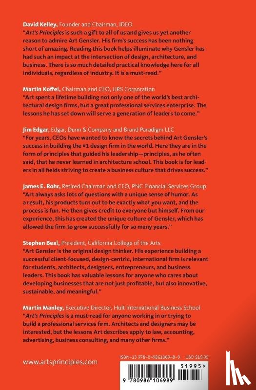 Gensler, Arthur, Lindenmayer, Michael - Art's Principles