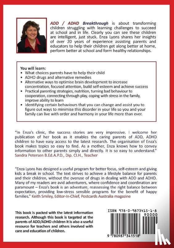 Lyons, Enza - ADD / ADHD Breakthrough
