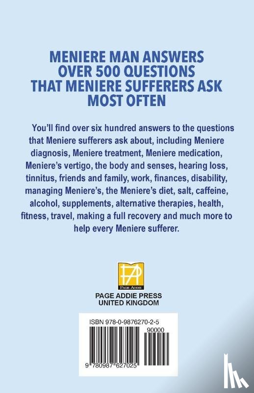 Man, Meniere - Meniere Man. The Meniere Answer Book.