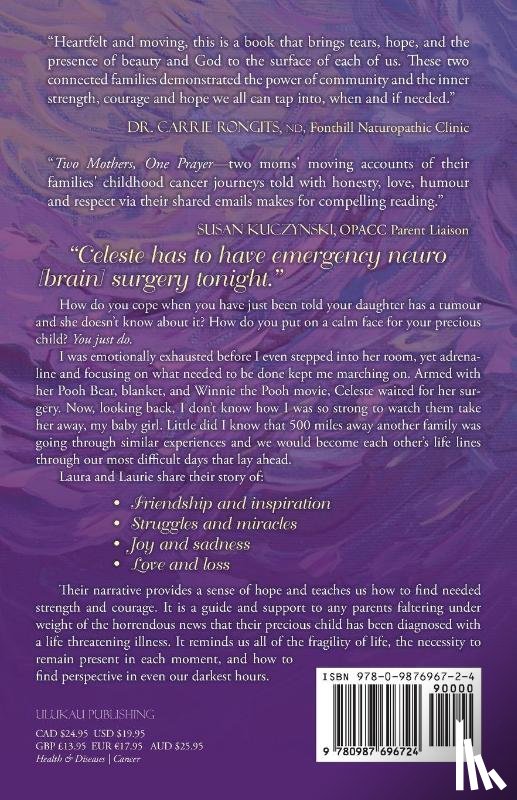 Nersten, Laurie, Lane, Laura - Two Mothers One Prayer