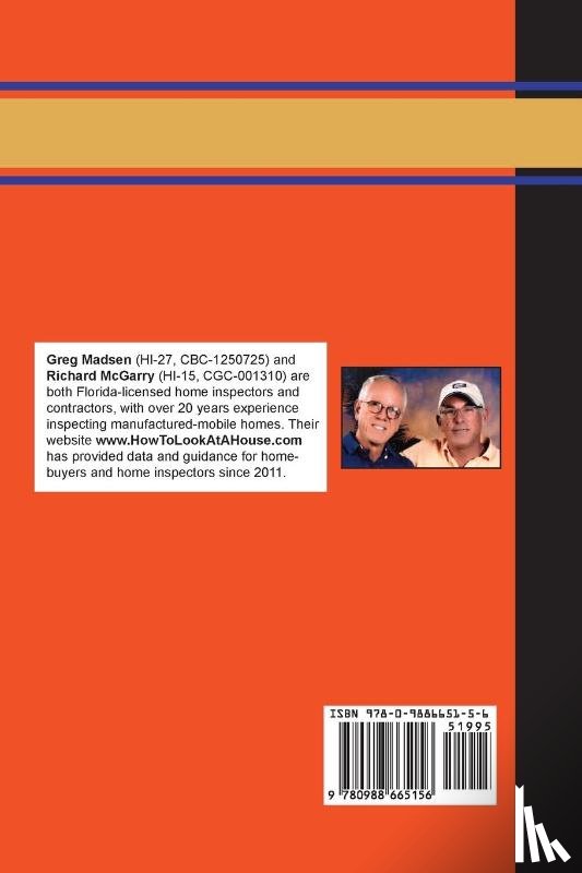 Madsen, Greg, McGarry, Richard M - Handbook for Manufactured Home Inspection