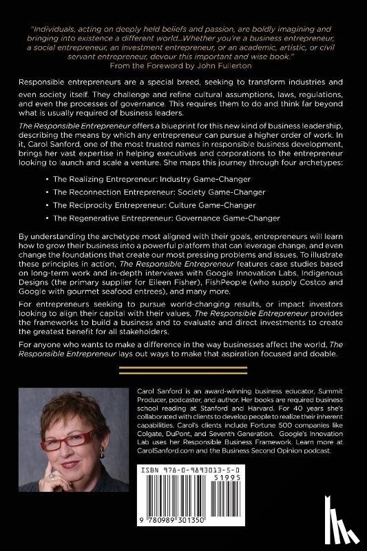 Sanford, Carol - The Responsible Entrepreneur
