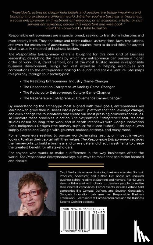 Sanford, Carol - The Responsible Entrepreneur