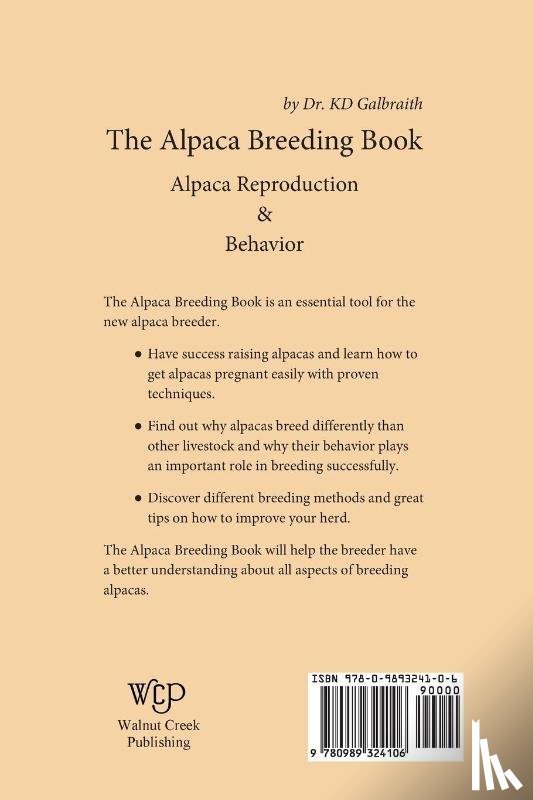 Galbraith, K. D. - The Alpaca Breeding Book