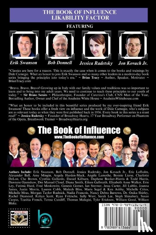 Swanson, Erik - THE BOOK OF INFLUENCE - Likability Factor