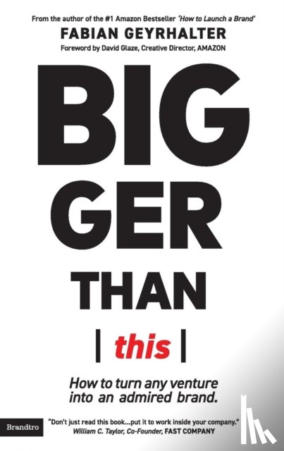 Geyrhalter, Fabian (Global 100 Mentor at The Founder Institute) - Bigger Than This