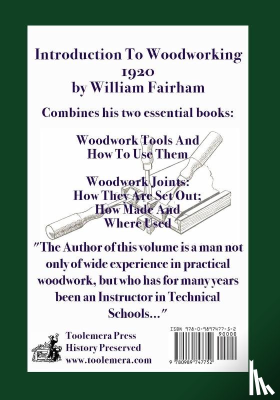 Fairham, William - Introduction To Woodworking 1920