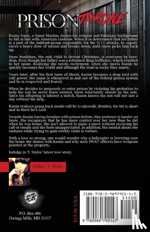 Styles, T - Prison Throne (the Cartel Publications Presents)