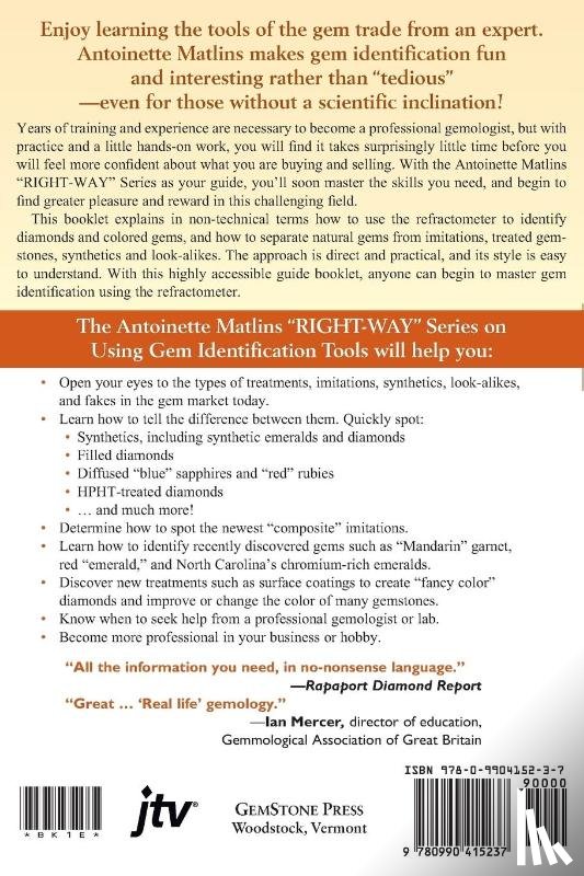 Matlins, Antoinette - Refractometers Made Easy