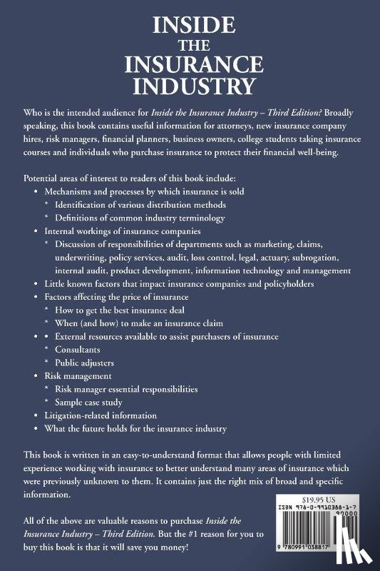 Glaser, Kevin L L - Inside the Insurance Industry - Third Edition