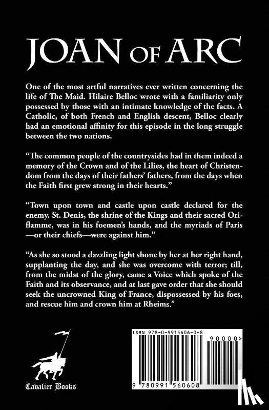 Belloc, Hilaire - Joan of Arc