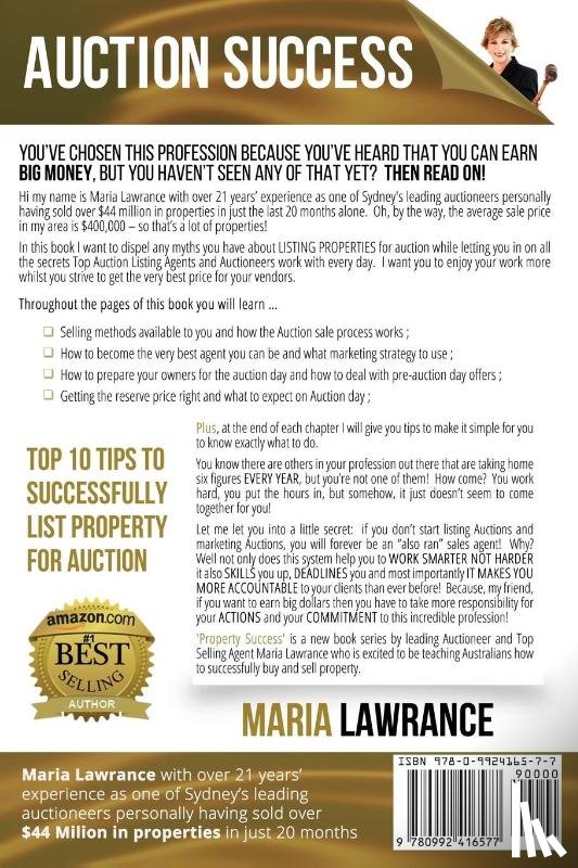 Lawrance, Maria - Agents Auctions Guide- Top 10 Tips to Successfully List Property for Auction
