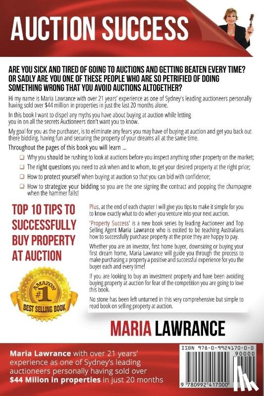Lawrance, Maria - Auction Success - Top 1o Tips to Successfully Buy Property at Auction