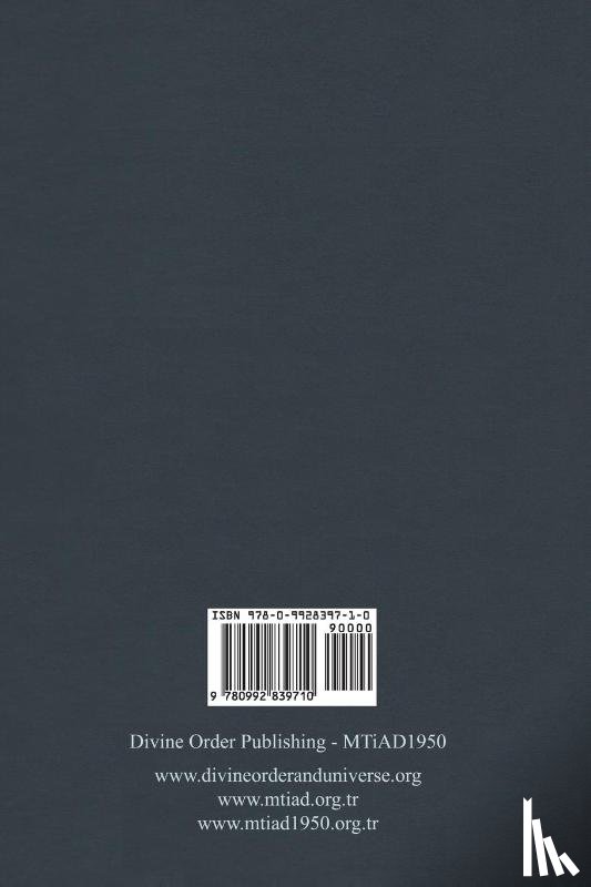 Ruhselman, Bedri - The Divine Order and the Universe