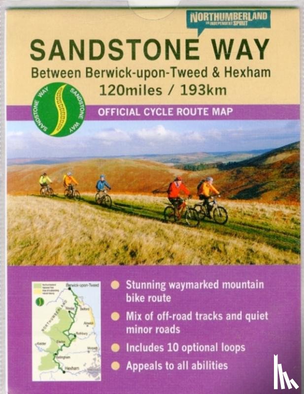 Liddle, Ted - Sandstone Way Cycle Route Map - Northumberland