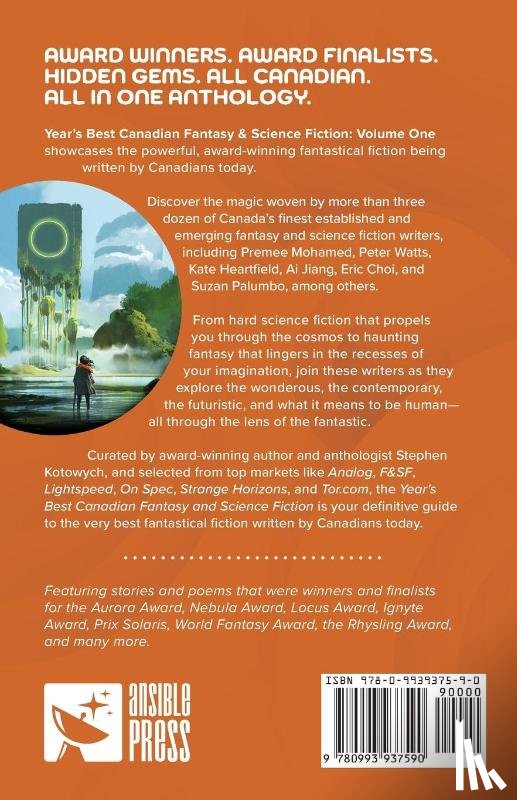  - Year's Best Canadian Fantasy and Science Fiction