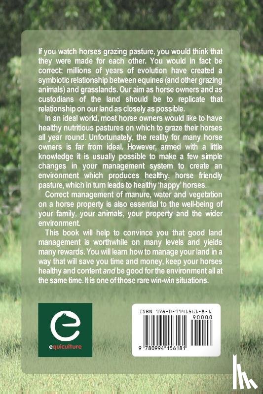 Myers, Jane, Myers, Stuart - Healthy Land, Healthy Pasture, Healthy Horses