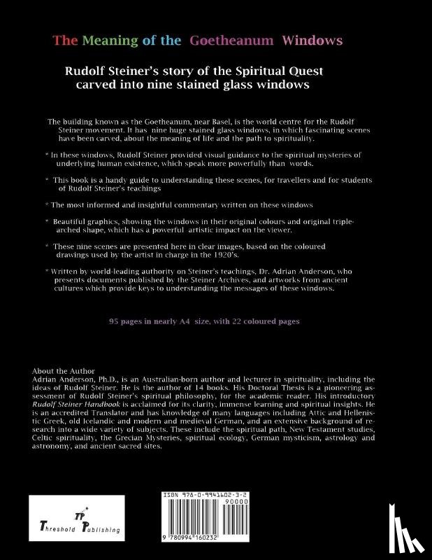 Anderson, Adrian - The Meaning of the Goetheanum Windows