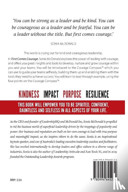 McDonald, Sonia - First Comes Courage