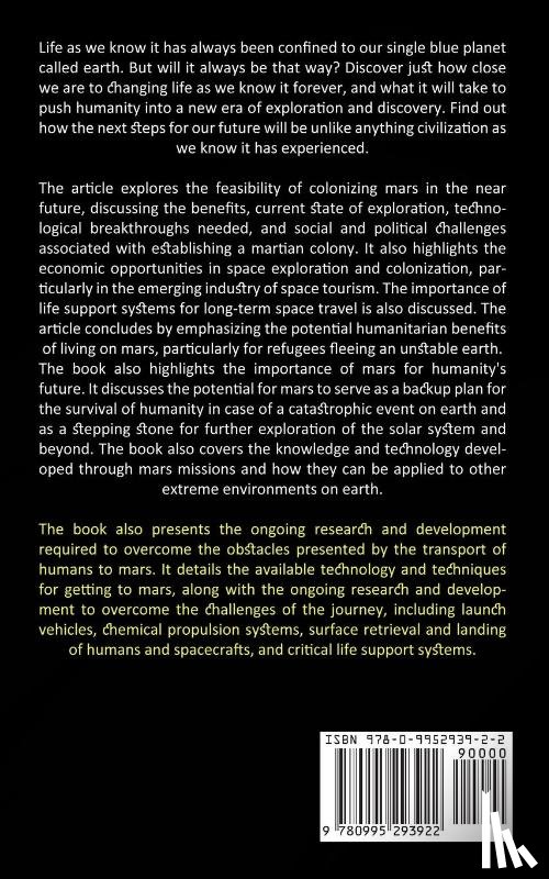 Jones, Randy - Mars Colonization