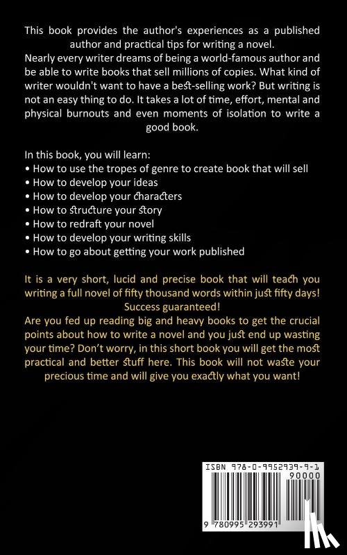 Mohr, Aaron - How to Write a Novel