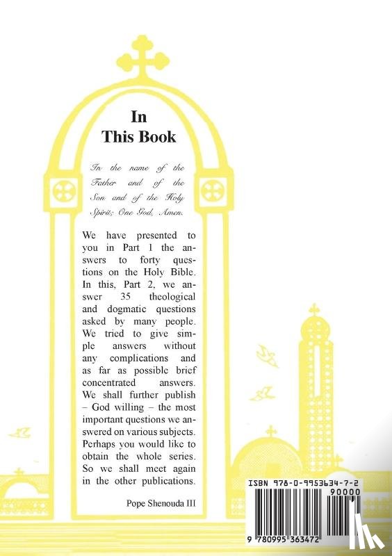 Shenouda, H H Pope - So Many Years with the Problems of People Part 2